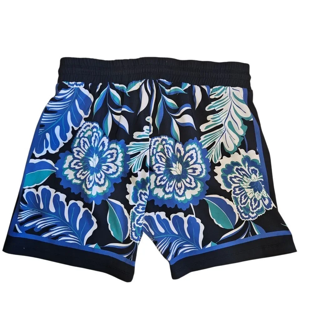 New Mr. Turk Bruce's Beach Swim Trunk Lokelani Lei Board Shorts Mens Size Medium